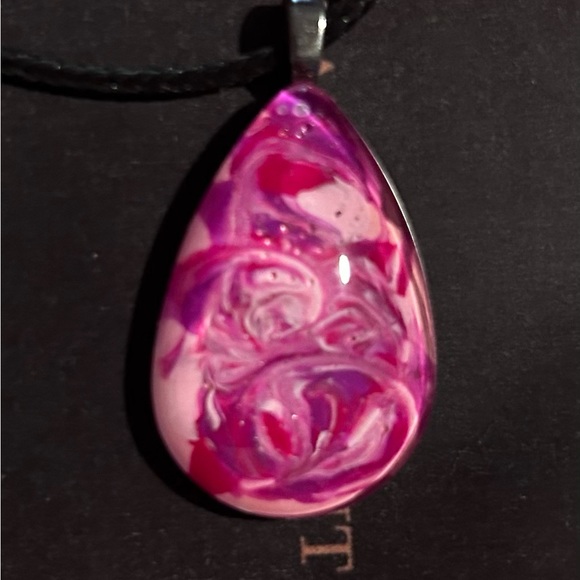 Local Art Pink Charm Adjustable Necklace - Picture 2 of 2
